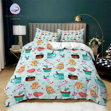 Housse de Couette Confiserie de Noel